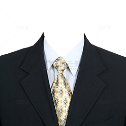 彩色精致装饰西服设计图