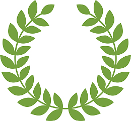 树叶公安标志麦穗