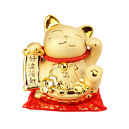 好运招财金色招财猫