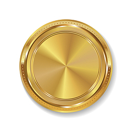 金色大气勋章