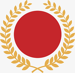 圆形的公安标志麦穗