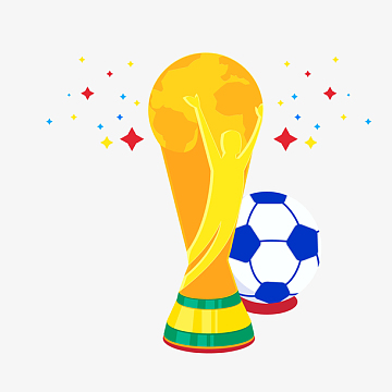 足球金色奖杯矢量图