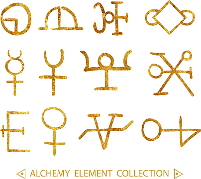 古老金色符号