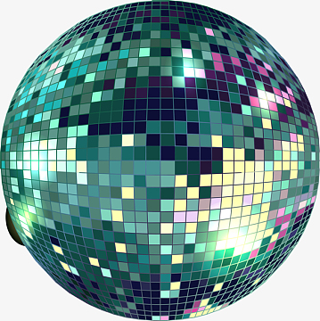 梦幻多彩舞池灯光球