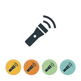 手握式手电图标