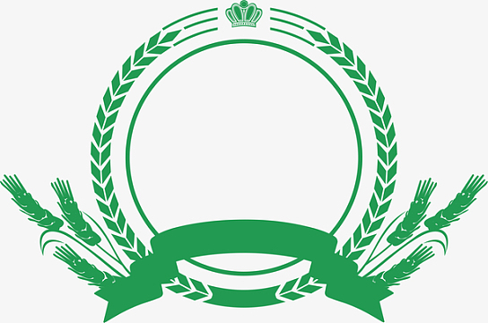 金色麦穗徽章素材_金色麦穗徽章图片元素-觅元素