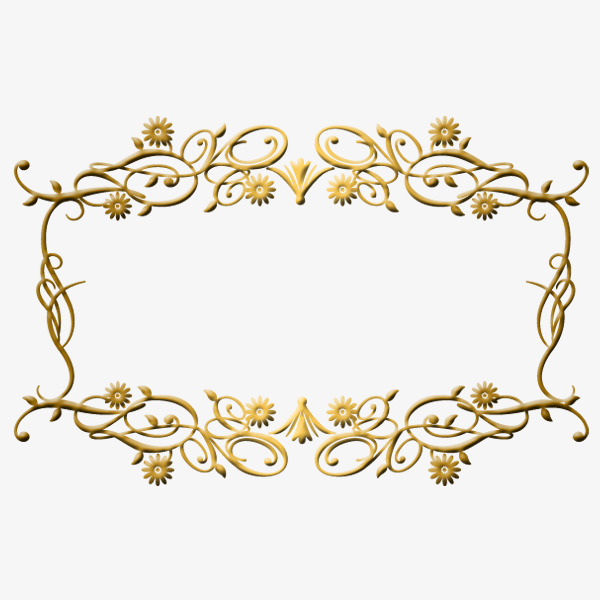 金色边框
