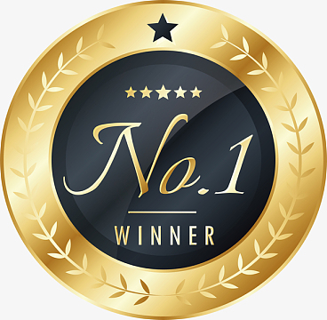 金色第一名徽章