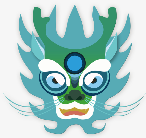 二月二龙抬头龙头插图