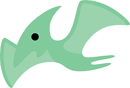 翼龙剪影