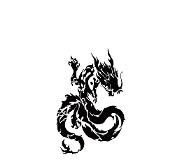 二月二龙抬头卡通装饰中国龙海报