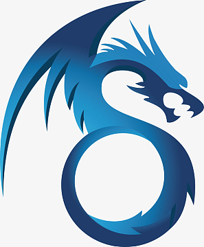 png卡通龙的图标logopngaipng精致金色的龙图标矢量素材aipng时尚简洁