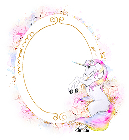 手绘小马促销吊牌免抠图