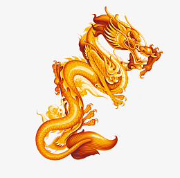 psdpng精美华丽的金龙免抠图pngpng飞起的金黄色凤凰pngaipng飞龙腾云