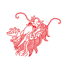 二月二龙抬头卡通装饰中国龙海报