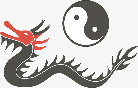 龙太极png矢量素材