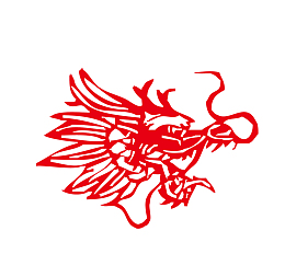 二月二龙抬头卡通装饰中国龙海报