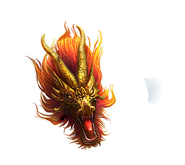 二月二龙抬头卡通装饰中国龙海报