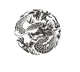 二月二龙抬头卡通装饰中国龙海报