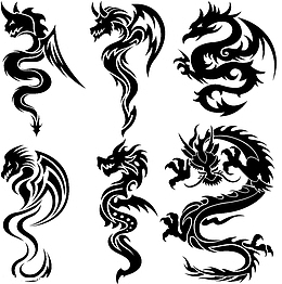 矢量中国龙