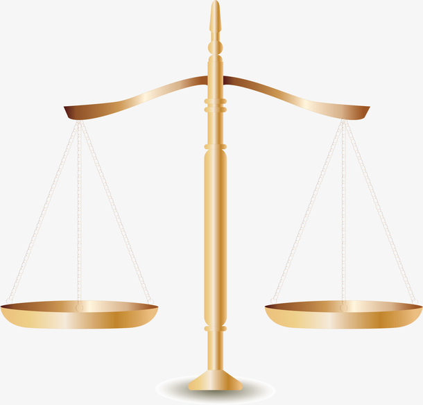 金色法律公平天平素材免费下载_觅元素