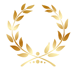 金色树叶对称装饰花边