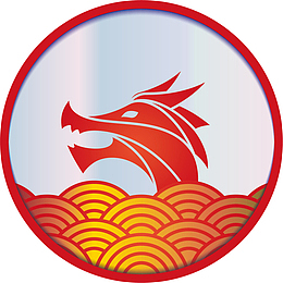 金色闪耀水壶巨龙标签
