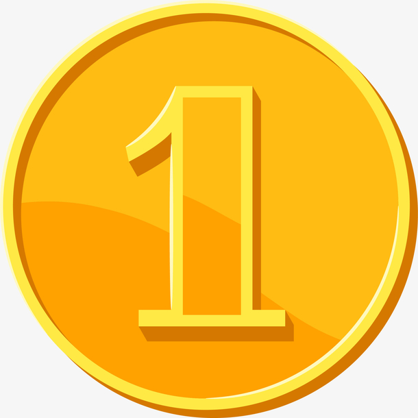 金色简约硬币免抠素材免费下载_觅元素51yuansu.com