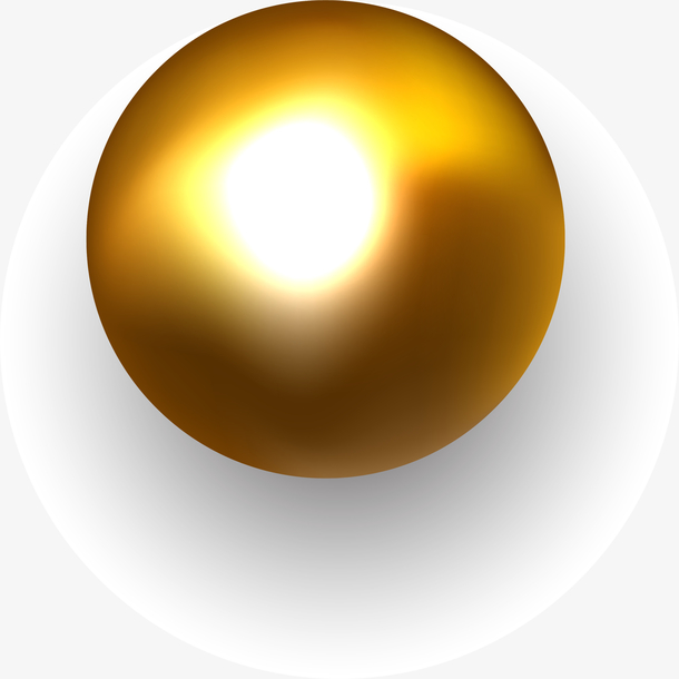 唯美金色圆球