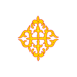 矢量金色花纹雕饰素材