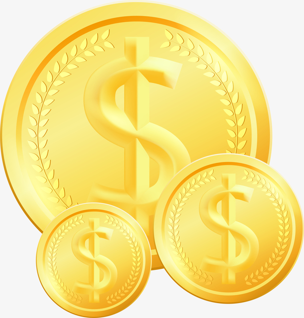 唯美金色金币