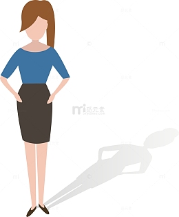 人物插画职场女性