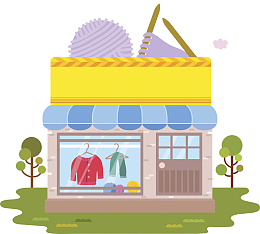 卡通衣服超市免抠图