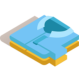 男士上衣矢量插画