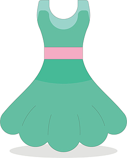 矢量图流行的衣服