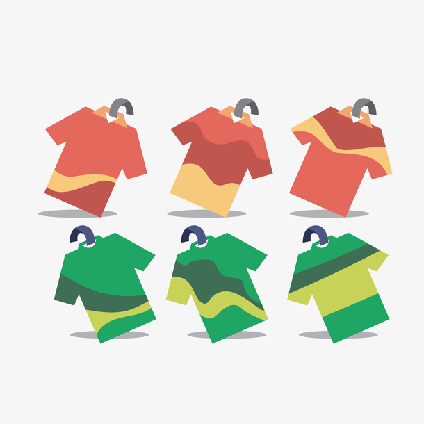 矢量衣服装饰素材免费下载_觅元素