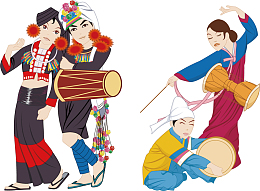少数民族漂亮衣服冬装