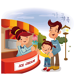 买冰淇淋的孩子
