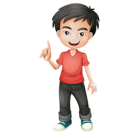 ai/eps格式卡通笑男孩素材-卡通笑男孩png图片下载-觅元素