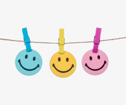 绿色矢量卡通夹子