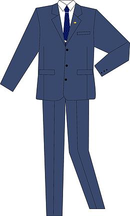 一套西服素材