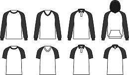 矢量衣服