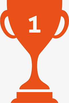 矢量图第一名的奖杯