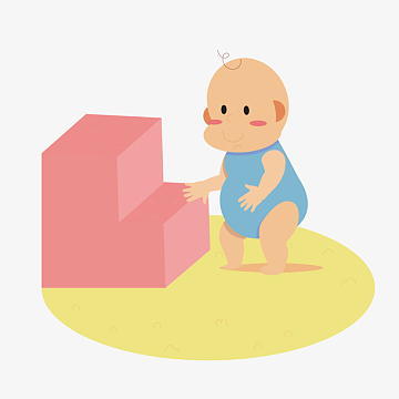 婴儿学习走路png下载