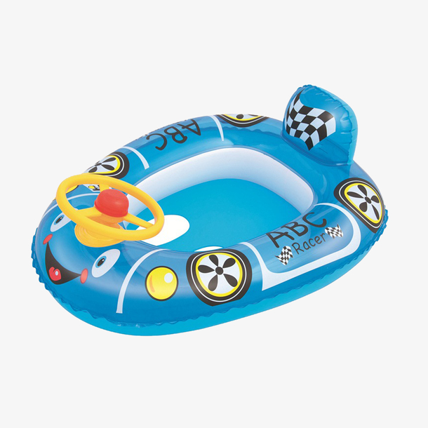 蓝色救生圈设计素材