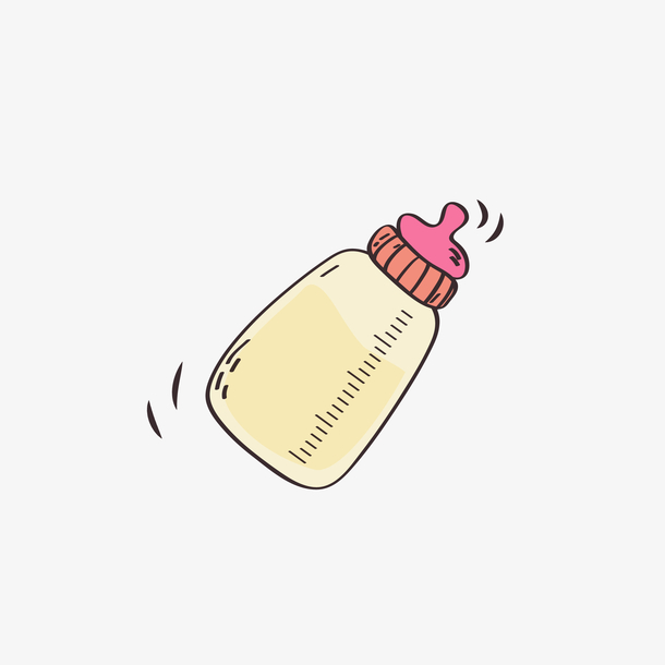 可爱的奶瓶免抠素材
