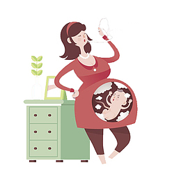 怀孕抽烟的女人
