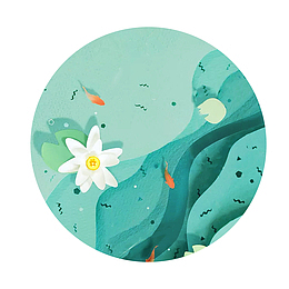小清新大暑二十四节气