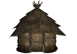 草屋PNG素材