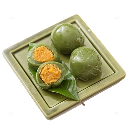 麻薯味豆沙青团子